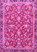 Machine Washable Persian Pink Traditional Rug, wshtr4565pnk