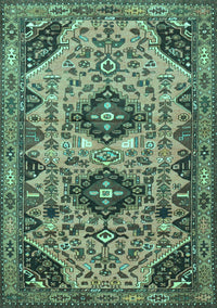 Persian Turquoise Traditional Rug, tr4566turq