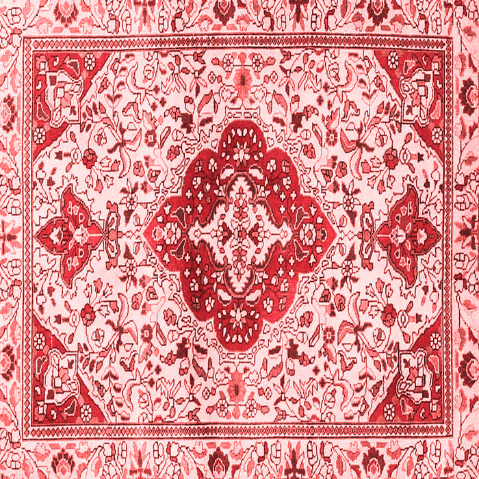 Machine Washable Persian Red Traditional Rug, wshtr4567red