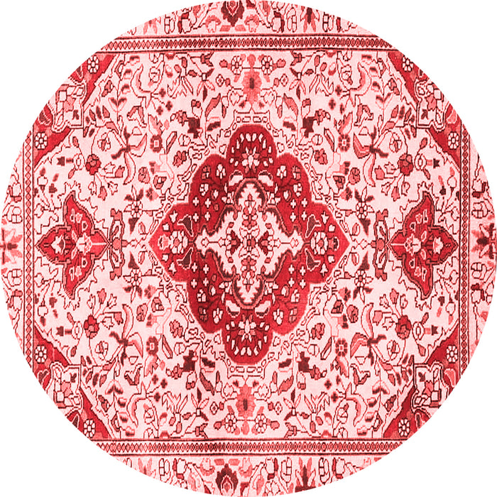 Machine Washable Persian Red Traditional Rug, wshtr4567red