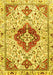 Machine Washable Persian Yellow Traditional Rug, wshtr4567yw