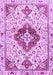 Machine Washable Persian Purple Traditional Area Rugs, wshtr4567pur