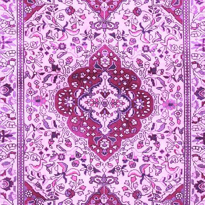Machine Washable Persian Purple Traditional Area Rugs, wshtr4567pur