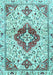 Machine Washable Persian Light Blue Traditional Rug, wshtr4567lblu