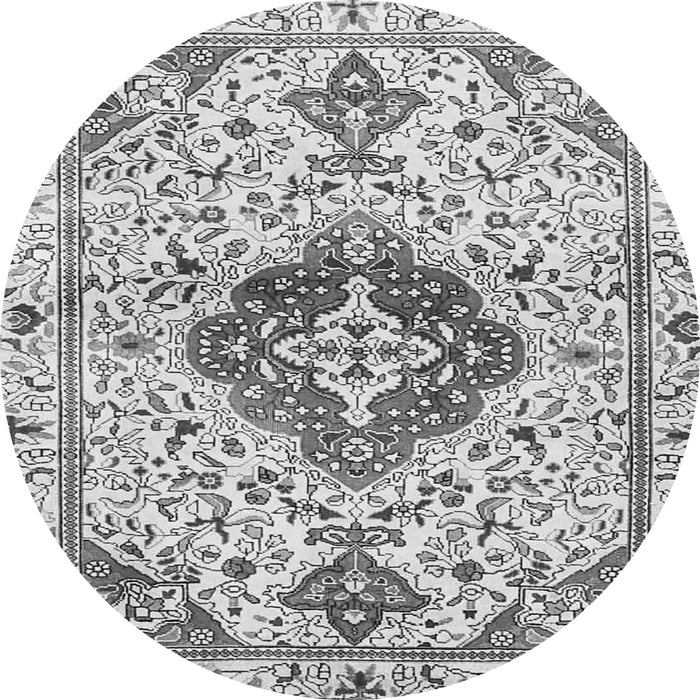 Machine Washable Persian Gray Traditional Rug, wshtr4567gry