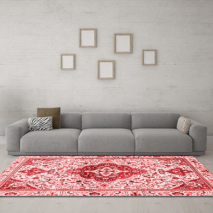 Traditional Red Washable Rugs