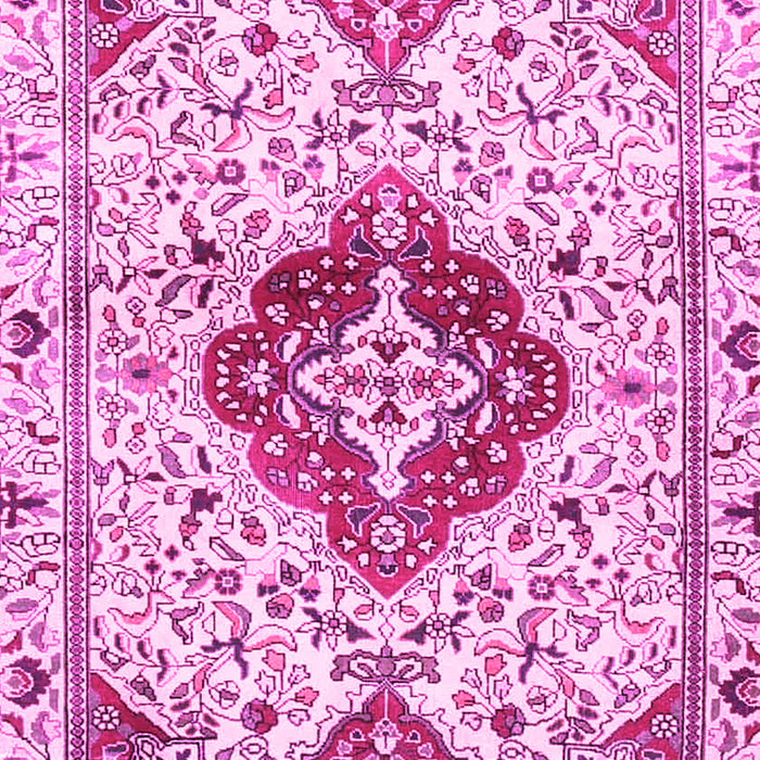 Machine Washable Persian Pink Traditional Rug, wshtr4567pnk