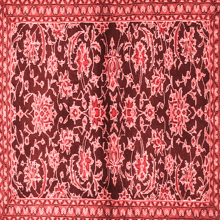 Machine Washable Persian Red Traditional Rug, wshtr4568red