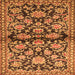 Serging Thickness of Persian Orange Traditional Rug, tr4568org