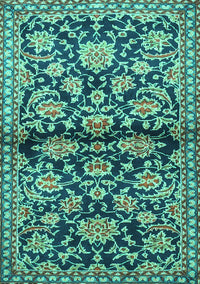 Persian Turquoise Traditional Rug, tr4568turq