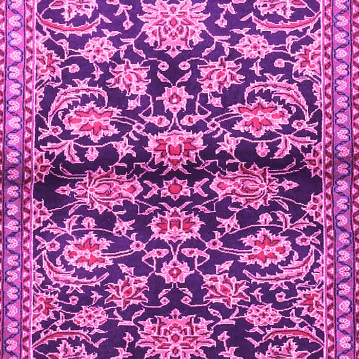 Machine Washable Persian Pink Traditional Rug, wshtr4568pnk