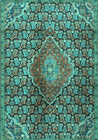 Persian Turquoise Traditional Rug, tr4569turq