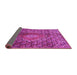 Sideview of Persian Pink Traditional Rug, tr4569pnk