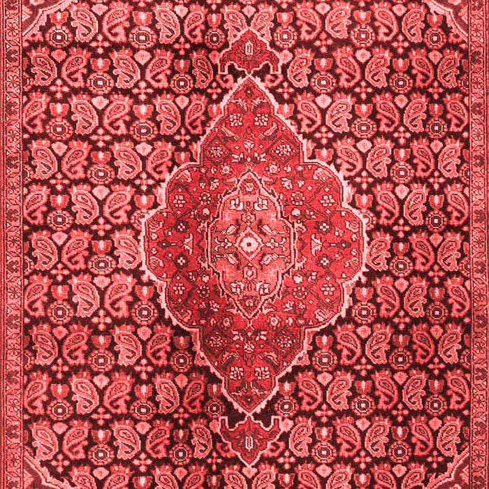 Machine Washable Persian Red Traditional Rug, wshtr4569red