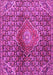 Machine Washable Persian Pink Traditional Rug, wshtr4569pnk