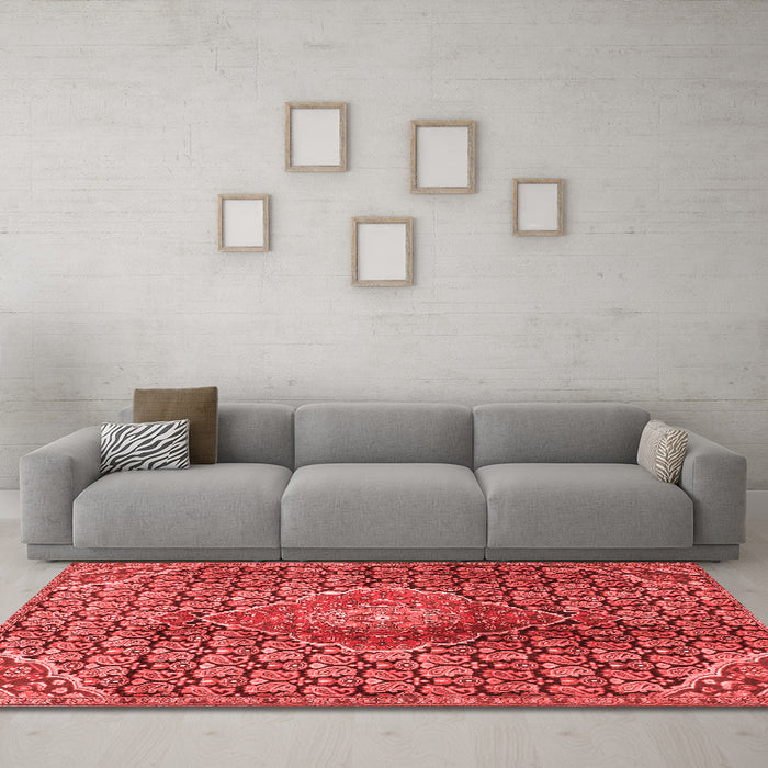 Traditional Red Washable Rugs