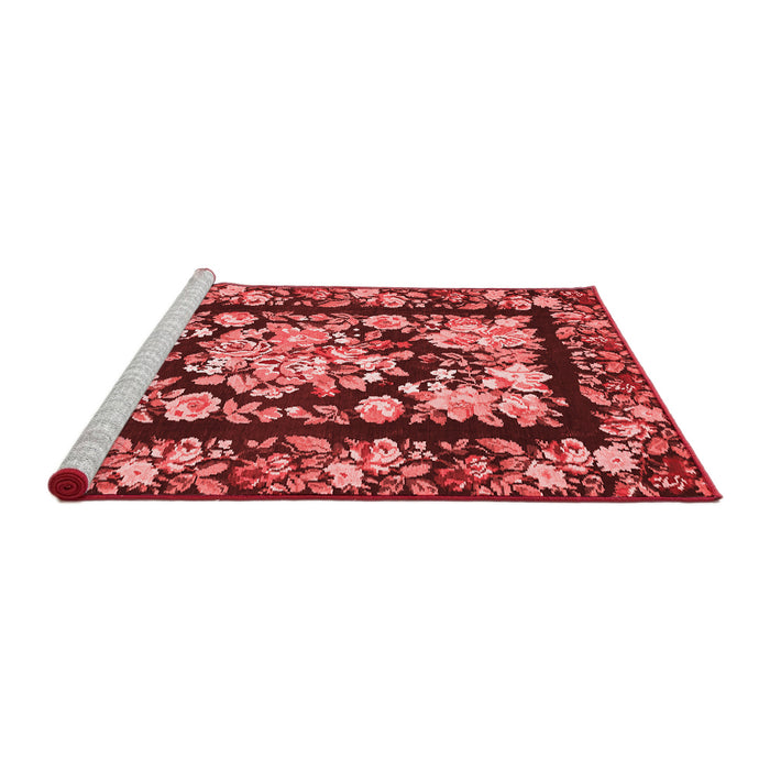 French Red Washable Rugs