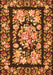 Medallion Orange French Rug, tr456org