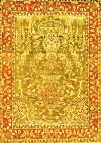 Persian Yellow Traditional Rug, tr4570yw