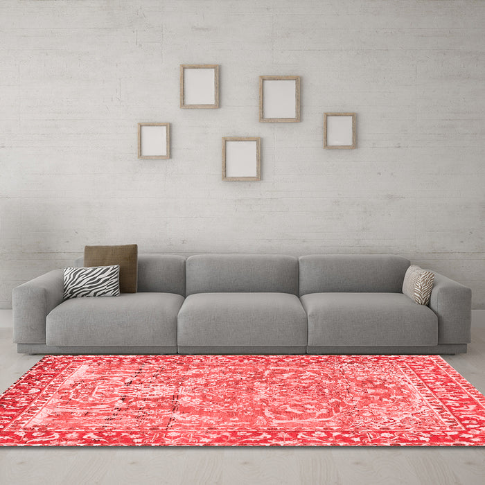 Traditional Red Washable Rugs