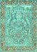 Persian Turquoise Traditional Rug, tr4570turq