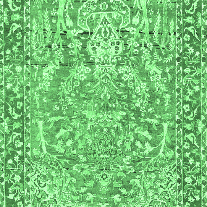 Persian Emerald Green Traditional Rug, tr4570emgrn
