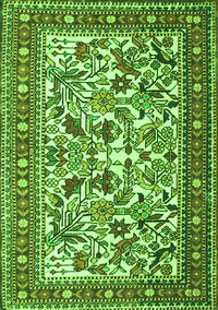 Persian Green Traditional Rug, tr4571grn