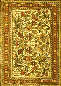 Persian Yellow Traditional Rug, tr4571yw