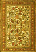 Persian Yellow Traditional Rug, tr4571yw