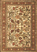 Machine Washable Persian Brown Traditional Rug, wshtr4571brn