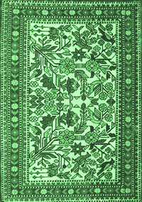 Persian Emerald Green Traditional Rug, tr4571emgrn