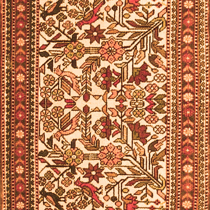 Persian Orange Traditional Rug, tr4571org