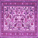 Square Persian Purple Traditional Rug, tr4571pur