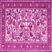 Square Persian Pink Traditional Rug, tr4571pnk
