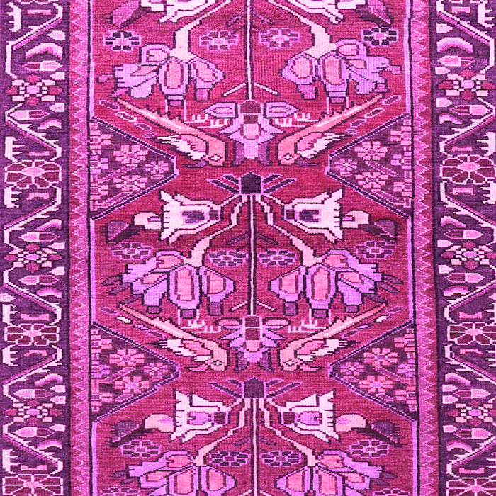 Machine Washable Persian Pink Traditional Rug, wshtr4572pnk