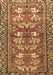 Machine Washable Persian Brown Traditional Rug, wshtr4572brn