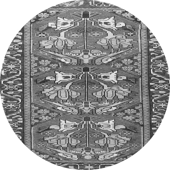 Machine Washable Persian Gray Traditional Rug, wshtr4572gry