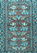 Machine Washable Persian Light Blue Traditional Rug, wshtr4572lblu