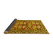 Sideview of Persian Yellow Traditional Rug, tr4572yw