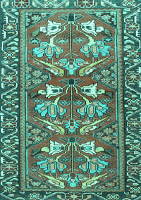 Persian Turquoise Traditional Rug, tr4572turq