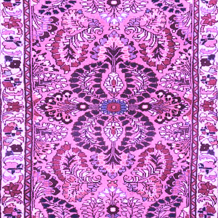 Machine Washable Persian Purple Traditional Area Rugs, wshtr4573pur