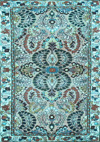 Persian Light Blue Traditional Rug, tr4573lblu