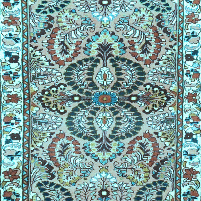 Persian Light Blue Traditional Rug, tr4573lblu