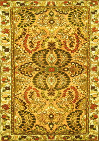 Persian Yellow Traditional Rug, tr4573yw
