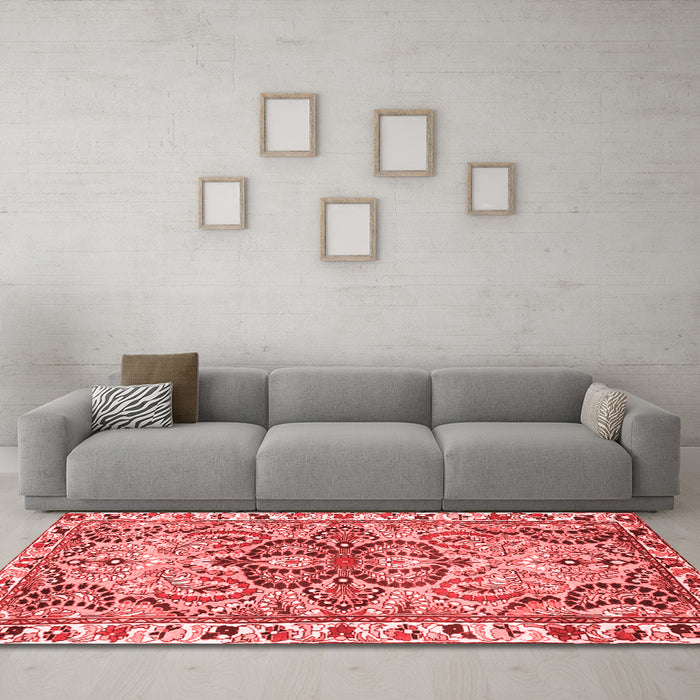Traditional Red Washable Rugs
