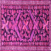 Square Persian Pink Traditional Rug, tr4574pnk