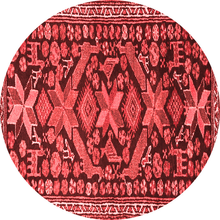 Machine Washable Persian Red Traditional Rug, wshtr4574red