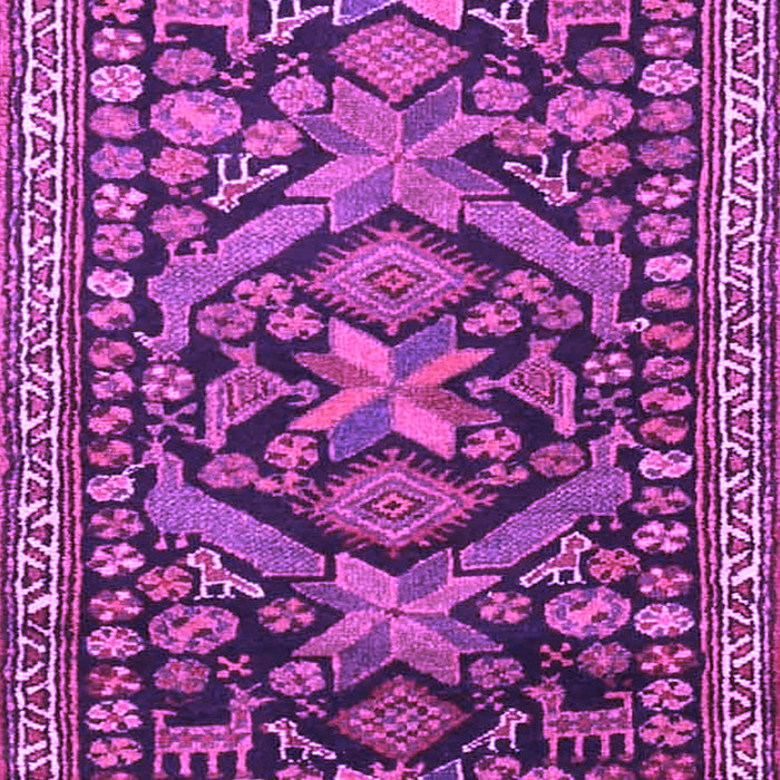 Machine Washable Persian Purple Traditional Area Rugs, wshtr4574pur