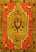 Machine Washable Persian Yellow Traditional Rug, wshtr4575yw