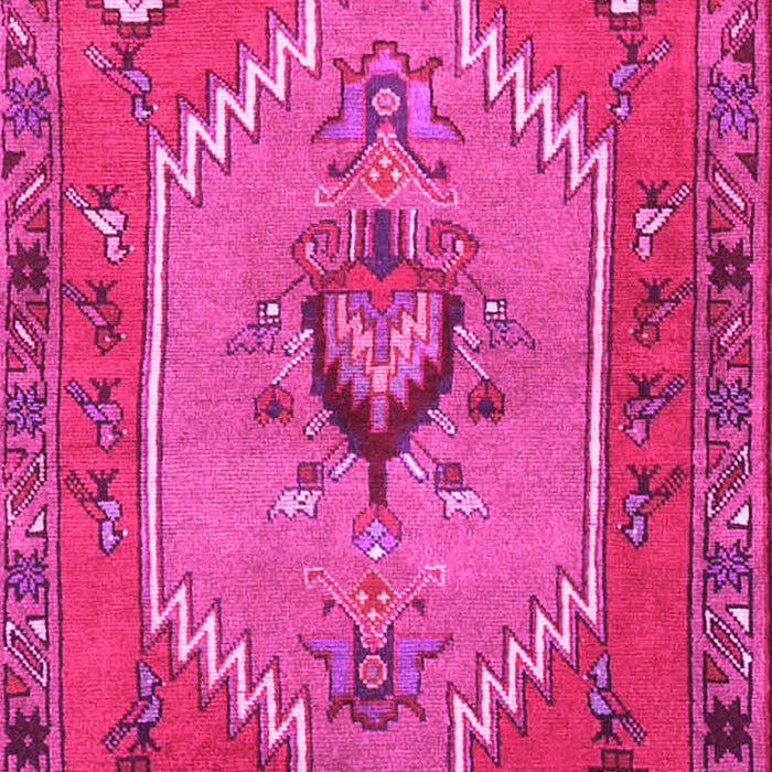 Machine Washable Persian Pink Traditional Rug, wshtr4575pnk